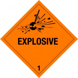 1 Ontplofbare stoffen met tekst (explosive)