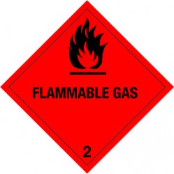 2.1 Brandbare gassen met tekst (Flammable gas)