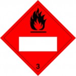 3.0 Brandbare vloeistoffen met wit UN-vlak logo