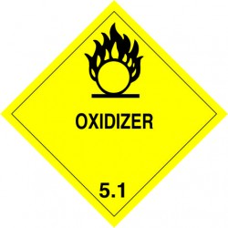 5.1 Oxiderende stoffen met tekst (Oxidizer)