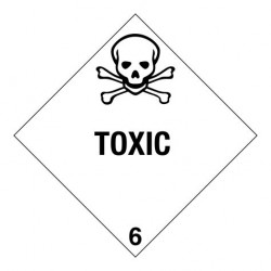 6.1 Giftige stoffen met tekst (Toxic)