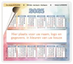 Zelfklevende kalender sticker 2025 logo