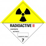 7.2 Radioactieve stoffen met tekst (Radioactive II) logo