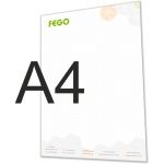 Briefpapier A4 logo