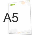 Briefpapier A5 logo